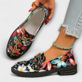 Noelia™ | Multikleurige Loafers met Bloemenpatroon